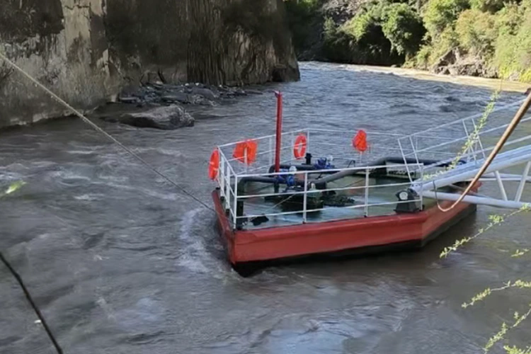 Pumpstation für die Wasserversorgung nach einer Naturkatastrophe
