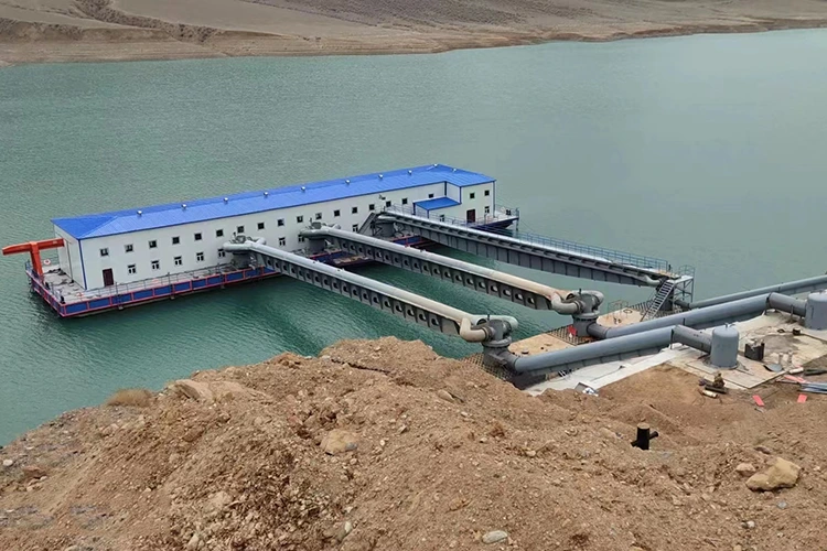 Gewässer mit komplexer Geländepumpstation